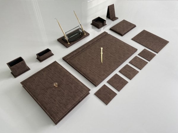 Kumaş Bakır Ultralüks Sümen Takımı Hand Made