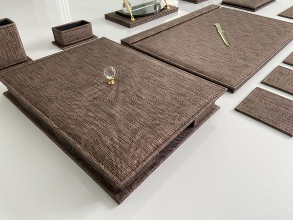 Kumaş Bakır Ultralüks Sümen Takımı Hand Made