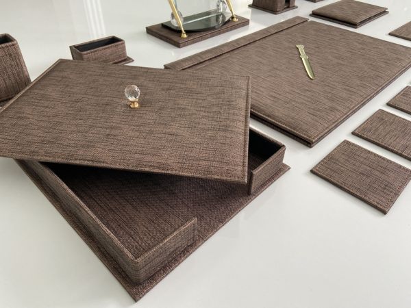 Kumaş Bakır Ultralüks Sümen Takımı Hand Made