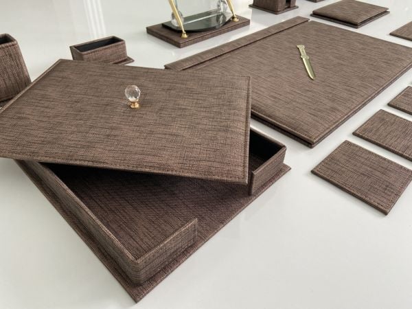 EL YAPIMI Kumaş Bakır Ultralüks Sümen Takımı Hand Made