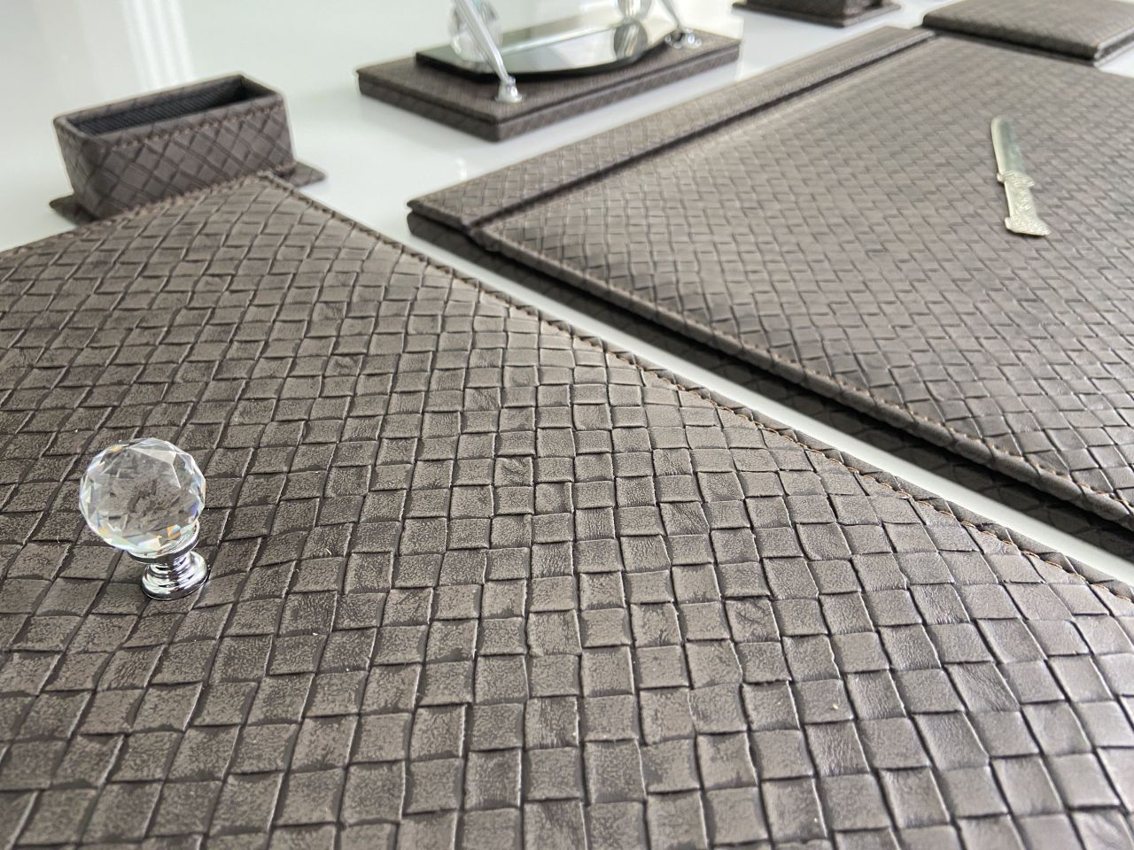 Vişne Kahvemsi Baklava Özel Yapım Sümen Takımı Business VIP Hand Made