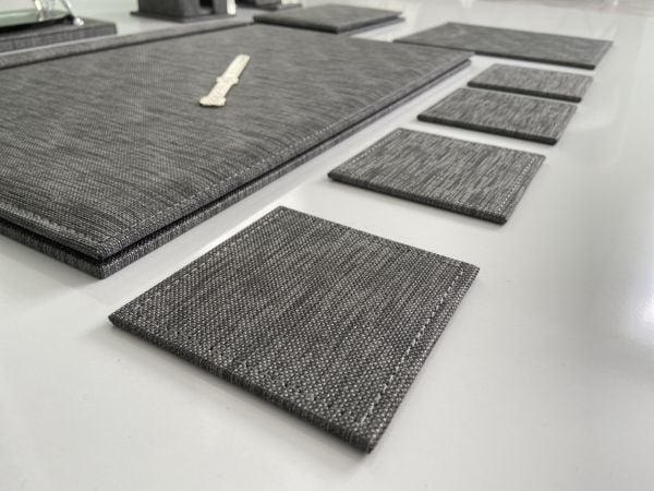 Gri Kumaş Consept Sümen Makam Takımı Business