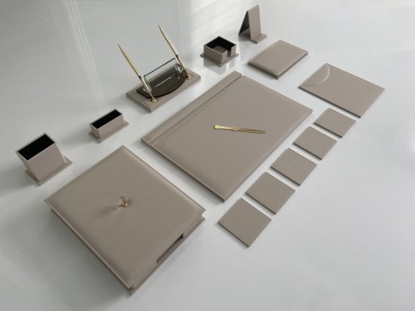 EL YAPIMI Krem Sümen Takımı Business VIP Set Hand Made