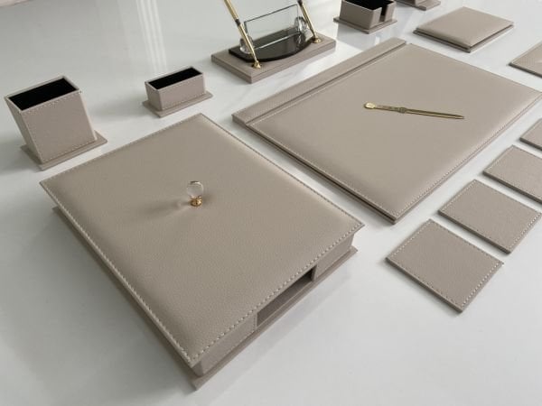 EL YAPIMI Krem Sümen Takımı Business VIP Set Hand Made