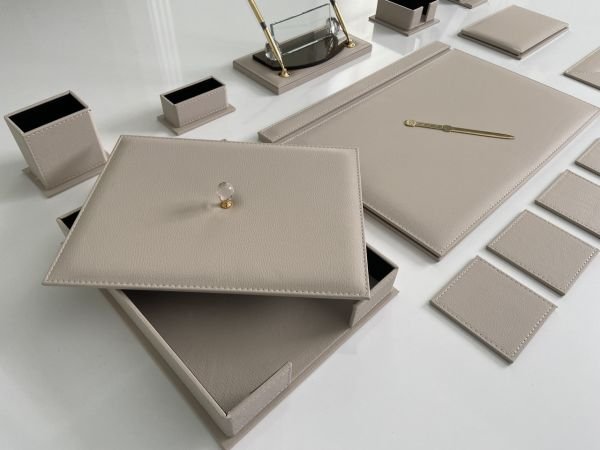 EL YAPIMI Krem Sümen Takımı Business VIP Set Hand Made