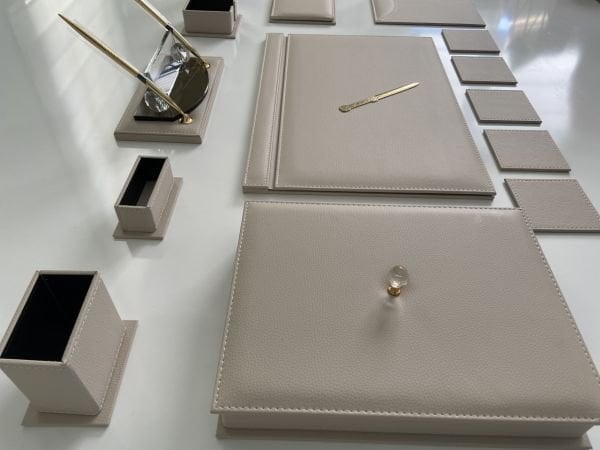 EL YAPIMI Krem Sümen Takımı Business VIP Set Hand Made