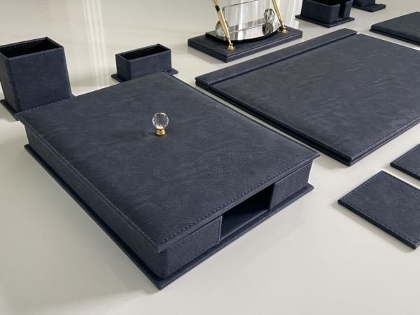 Jaguar Lacivert Business Sümen Takımı V.I.P Hand Made