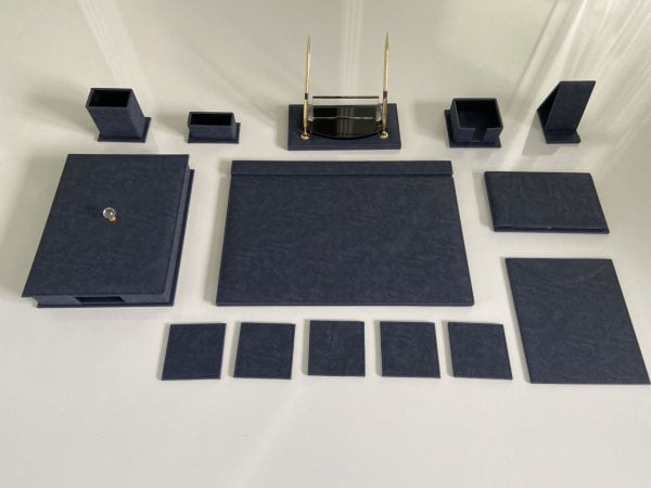 Jaguar Lacivert Business Sümen Takımı V.I.P Hand Made