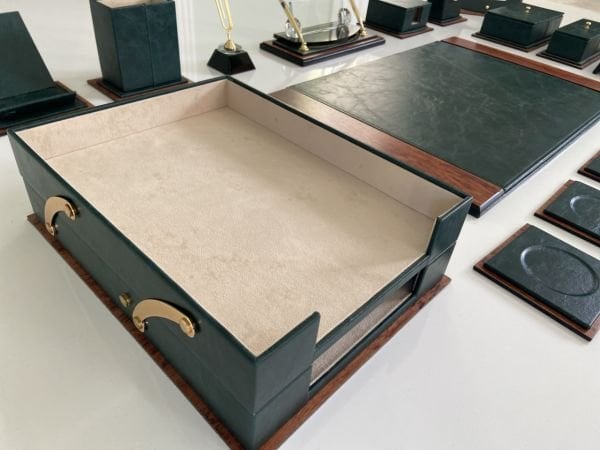 Başkanlık Deluxe Yeşil  Sümen Makam Takımı