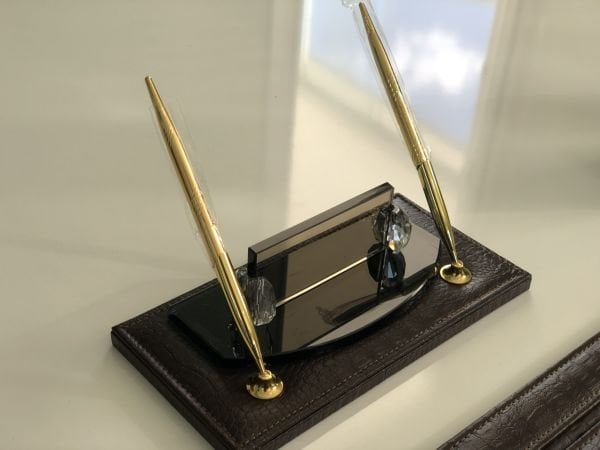 Timsah Kahve Şık Modern Sümen Seti El Sanatı V.I.P