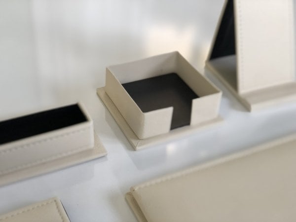 Krem Siyah Sümen Takımı Hand Made