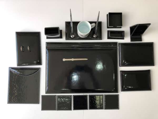 Siyah Rugan Sümen Takımı V.I.P Hand Made