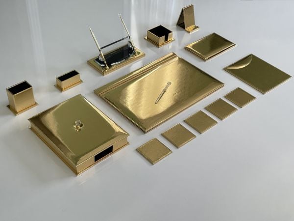 Sümenvadisi Gold İnci Luxury Desk Set Sümen Takımı VIP