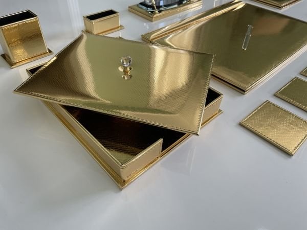 Sümenvadisi Gold İnci Luxury Desk Set Sümen Takımı VIP