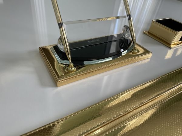 Sümenvadisi Gold İnci Luxury Desk Set Sümen Takımı VIP