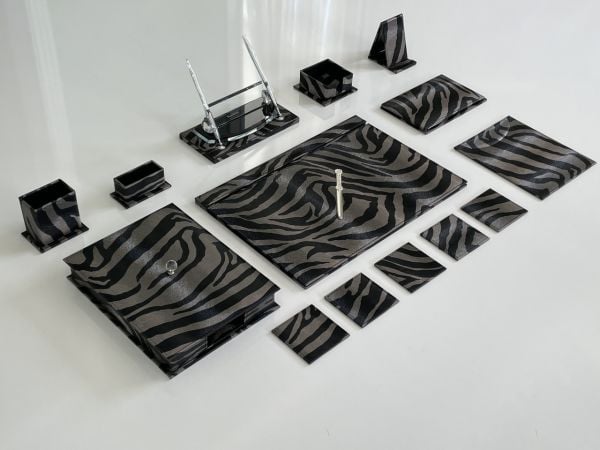 Sümenvadisi Zebra Luxury Desk Set EL İşçiliği