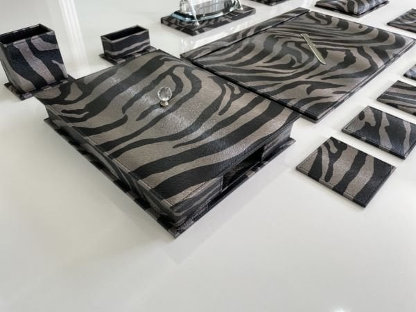 Sümenvadisi Zebra Luxury Desk Set EL İşçiliği