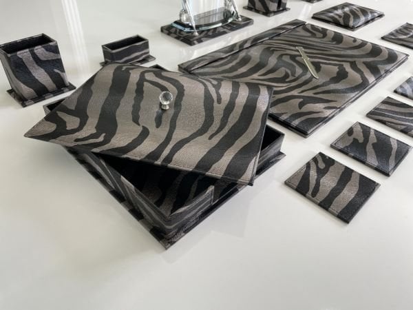 Sümenvadisi Zebra Luxury Desk Set EL İşçiliği