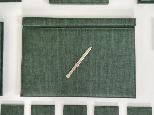 Yumuşak Deri Nubuk Tarzı Tasarım Ürün Luxury Sümen takımı Hand Made