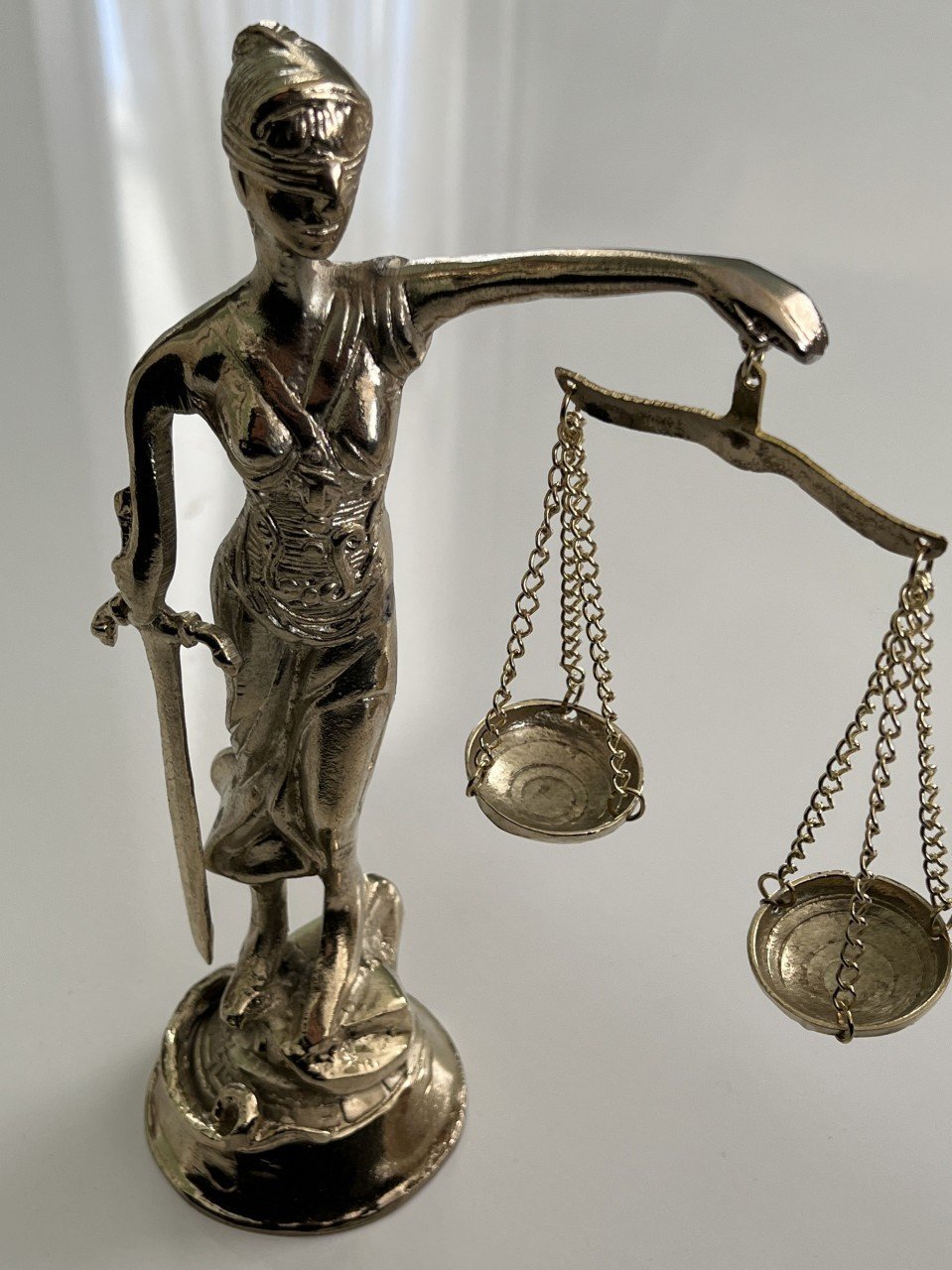 Metal Adalet Heykeli Biblosu Döküm Orjinal Biblolar