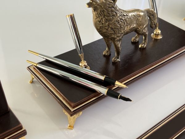 ÜST SEVİYE Sümenvadisi Acı Kahve Deluxe Deri Scrikss Markalı Kalem Saat Yüzük Kutulu