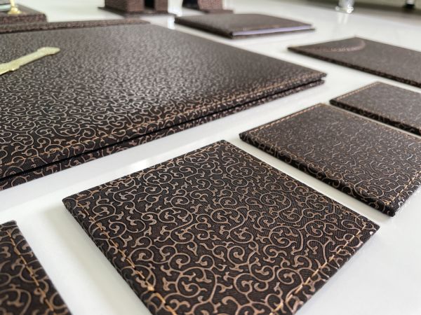 Kahve Bordo Osmanlı Desenli VIP Sümen Takımı