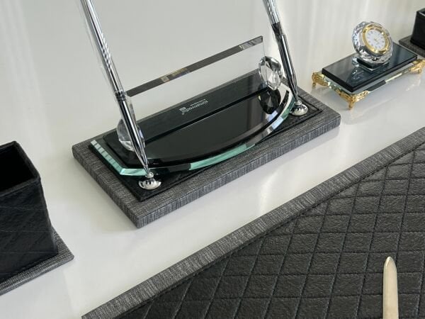 Siyah Gri Özel Tasarım Sayılı Üretim V.I.P Sümen Makam Takımı