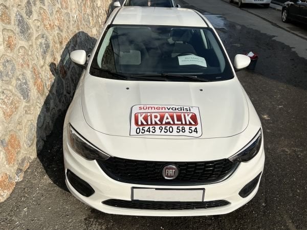 Fiat Egea Yetkili Servis Bakımlı 1.3 Dizel 2019 Aylık 1100 - Günlük 2000 Kasko Dahil