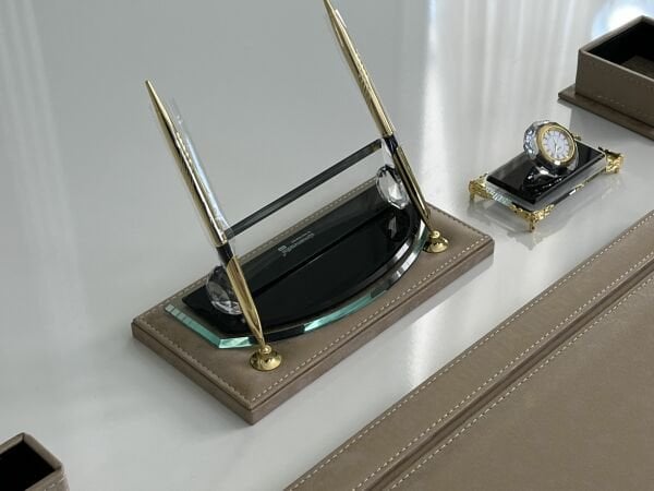 Krem Tasarım V.I.P Sümen Makam Takımı El Yapımı