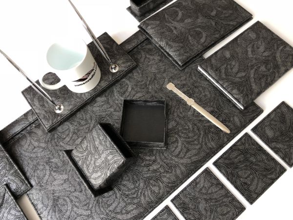 Antrasit Gri Çınar Sümen Takımı Hand Made