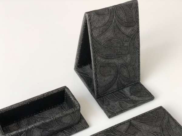 Antrasit Gri Çınar Sümen Takımı Hand Made