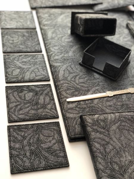 Antrasit Gri Çınar Sümen Takımı Hand Made