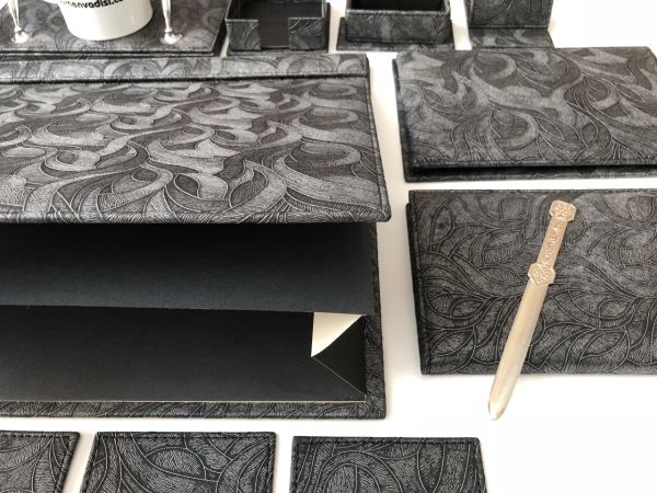 Antrasit Gri Çınar Sümen Takımı Hand Made