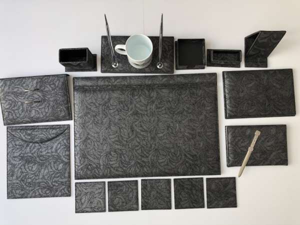 Antrasit Gri Çınar Sümen Takımı Hand Made