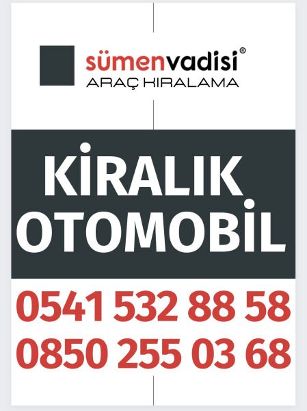 Randevu ile Çalışıyoruz - Sümenvadisi Araç Kiralama Sakarya Araç Kiralama