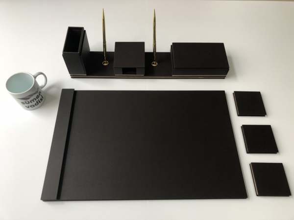 Akağaç Kahve Şık ve Modern Sümen Takımı El Yapımı VIP