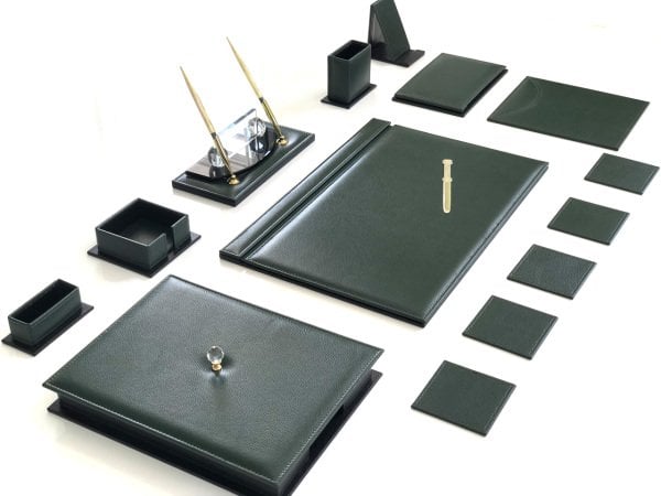 Yeşil-Siyah Sümen Takımı Hand Made