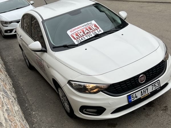 Fiat Egea 2020 Yetkili Servis Bakımlı 1.3 Dizel Aylık 1200 - Günlük 2000 Kasko Dahil