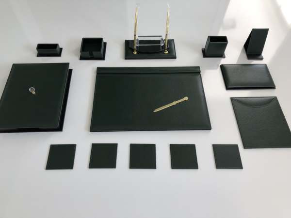 Yeşil-Siyah Sümen Takımı Hand Made