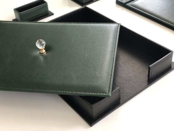 Yeşil-Siyah Sümen Takımı Hand Made