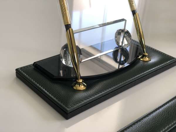 Yeşil-Siyah Sümen Takımı Hand Made