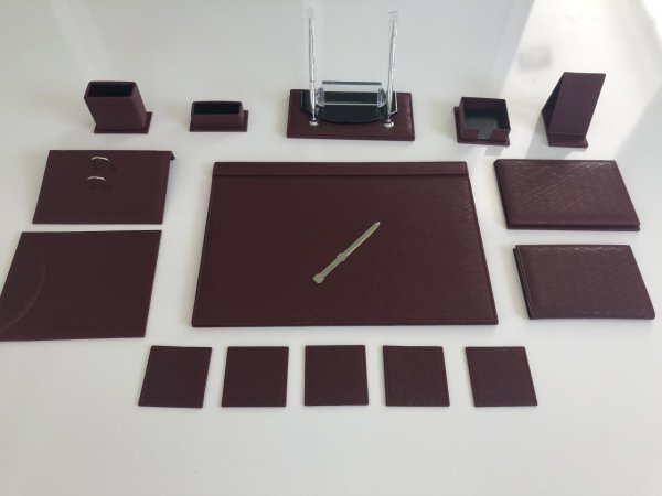 Bordo Desen Sümen Takımı Hand Made