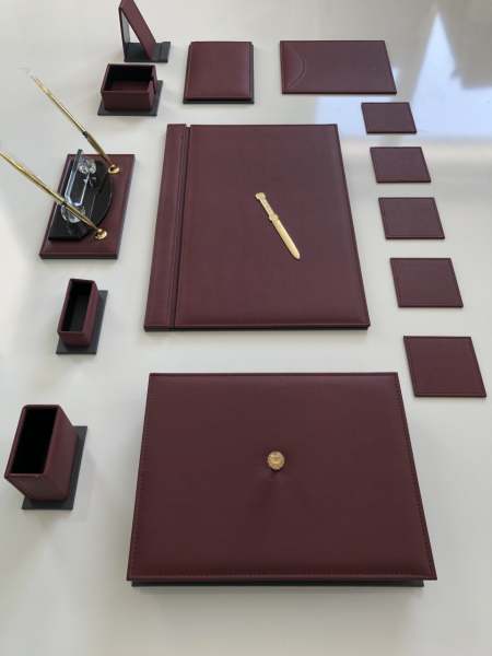 Sümenvadisi Bordo Antrasit Sümen Takımı El Yapımı Modern Sümen Seti