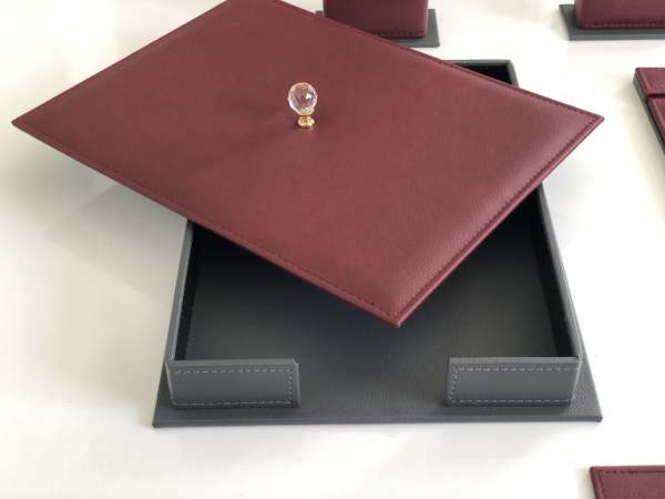 Sümenvadisi Bordo Antrasit Sümen Takımı El Yapımı Modern Sümen Seti