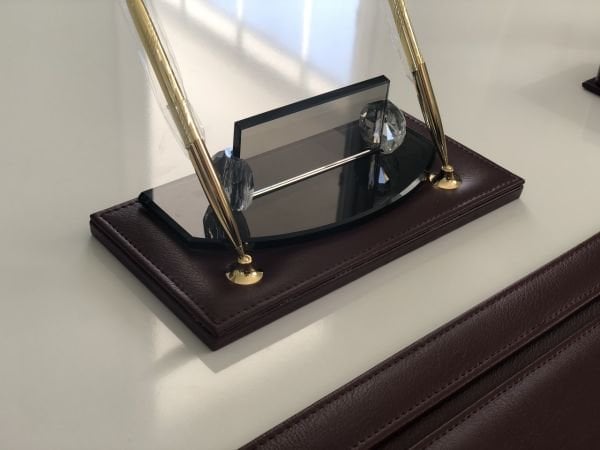 Bordo inci Business Sümen Takımı Hand Made