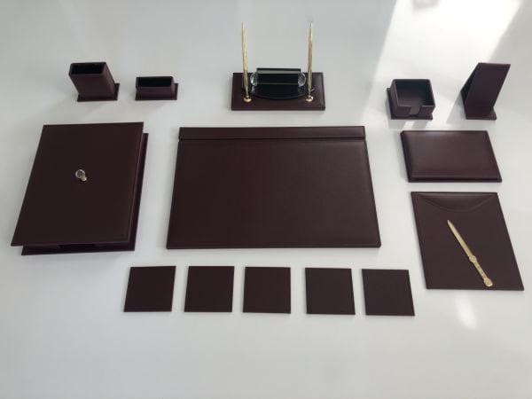 Bordo inci Business Sümen Takımı Hand Made