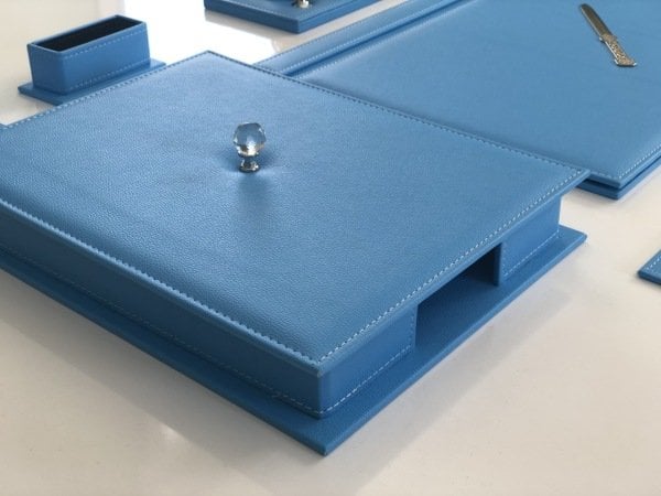 Turkuaz Gold Kalem Sümen Takımı Hand Made