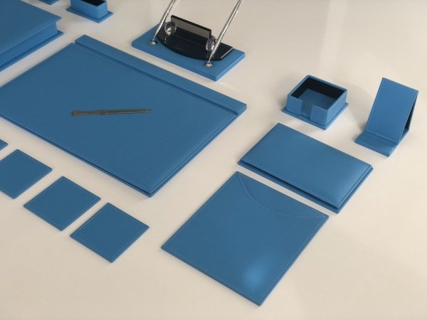 EL YAPIMI Turkuaz Gold Kalem Sümen Takımı Hand Made