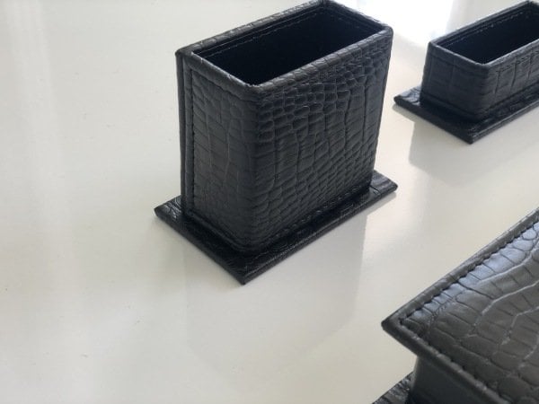 EL YAPIMI Timsah Siyah Sümen Takımı |El Emeği| Hand Made