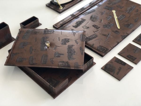 EL YAPIMI İstanbul Kahve Sümen Takımı |El Emeği| Hand Made